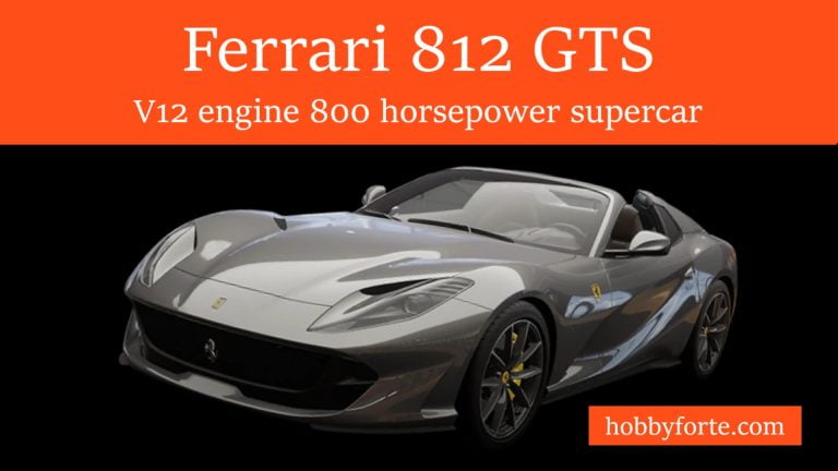 Ferrari 812 GTS V12 engine 800 horsepower supercar