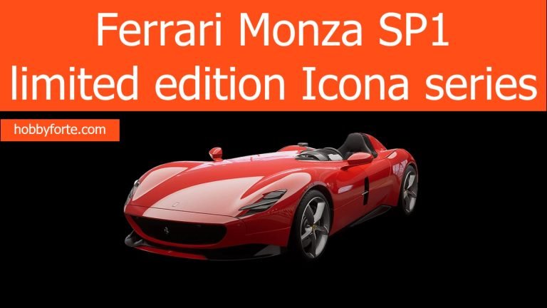 Ferrari Monza SP1 limited edition Icona series