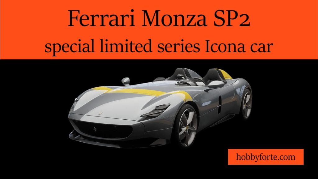 Ferrari Monza SP2 special limited series Icona car