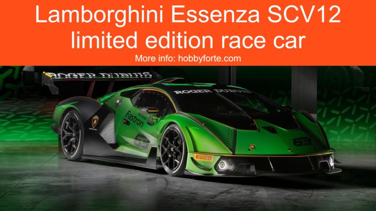 Lamborghini Essenza SCV12 limited edition race car